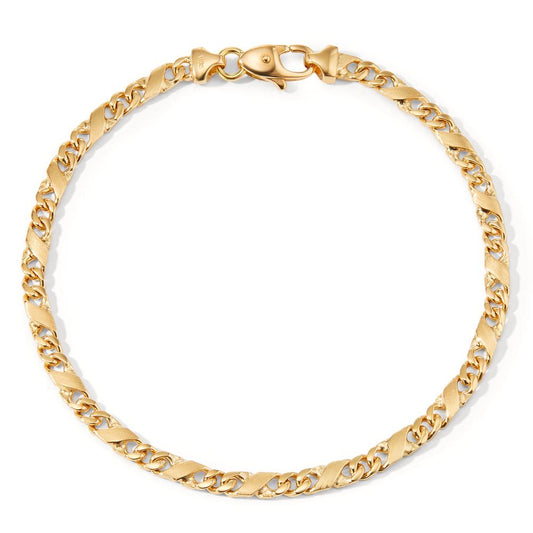 Armband 750/18 K gult guld 19 cm