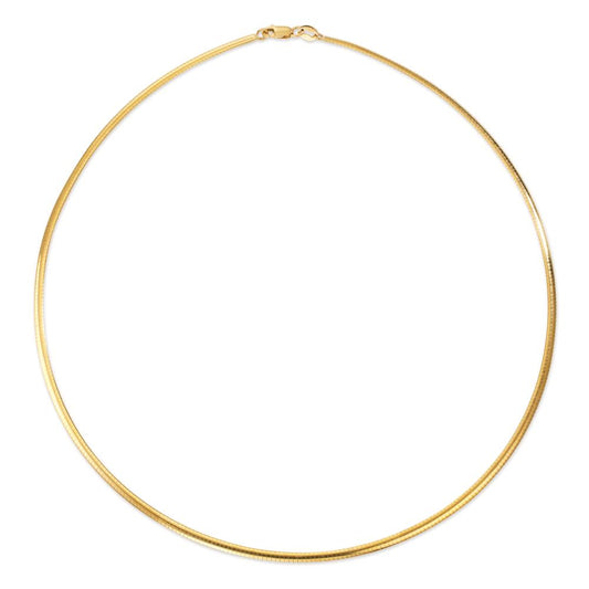 Collier 750/18 K gult guld 42 cm