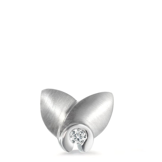 Hängsmycke 750/18 K vitguld diamant 0.12 ct, w-si