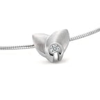 Hängsmycke 750/18 K vitguld diamant 0.12 ct, w-si