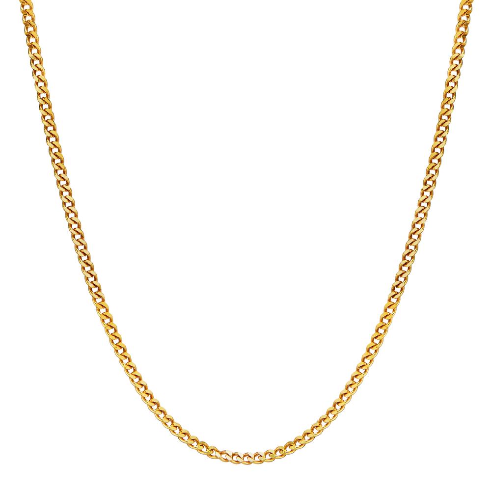 Halsband 750/18 K gult guld 36 cm