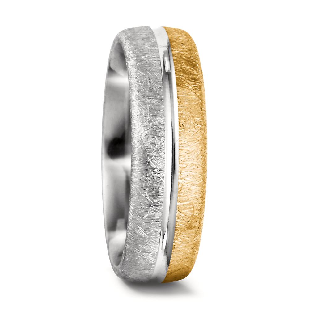 Partnerring 750/18 K gult guld, 750/18 K vitguld
