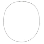 Collier 750/18 K vitguld 42 cm