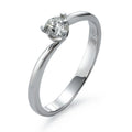 Solitärring 750/18 K vitguld diamant 0.27 ct, vsi