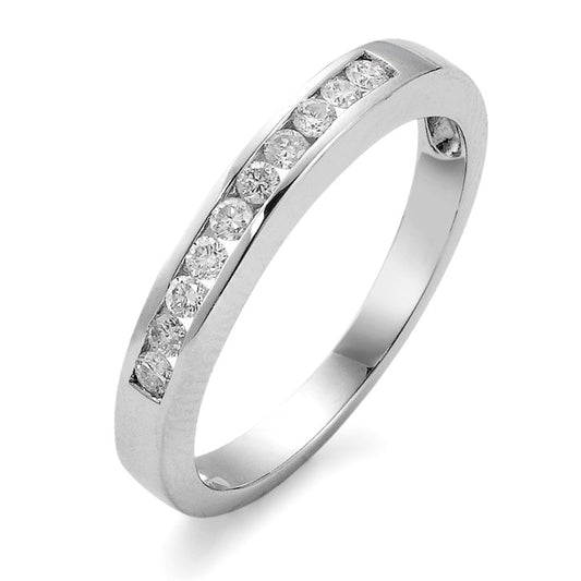 Minnesring 750/18 K vitguld diamant 0.23 ct, 10 stenar, w-pi1