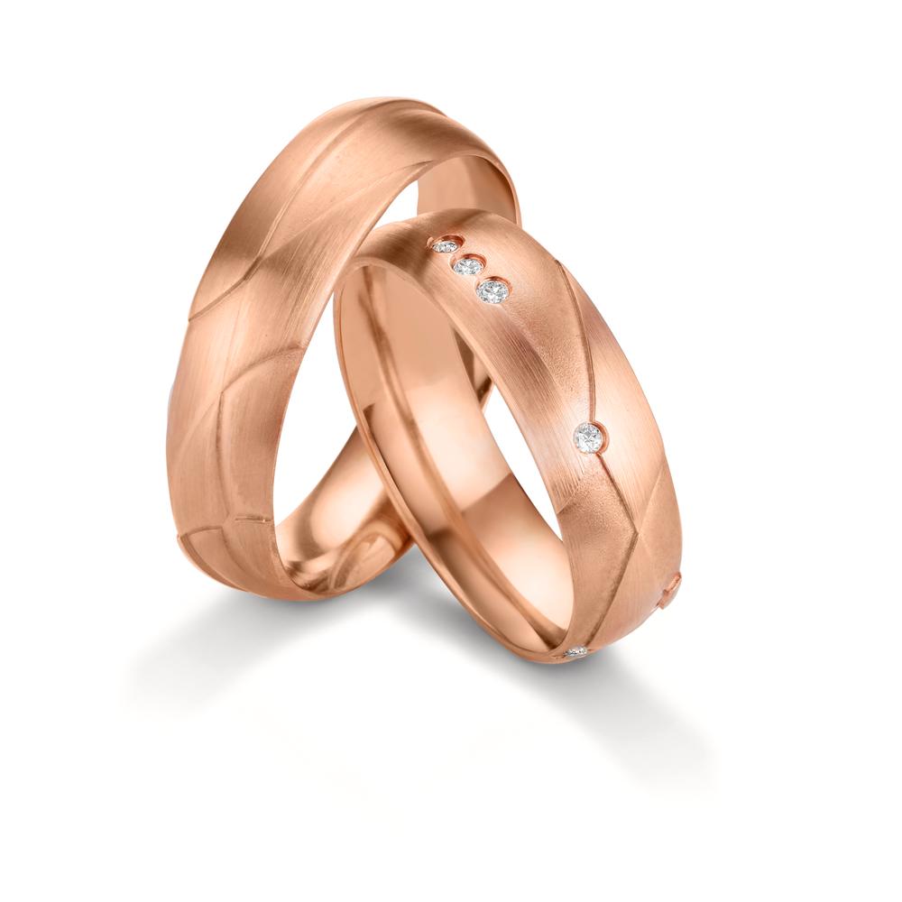 Partnerring 750/18 K roséguld
