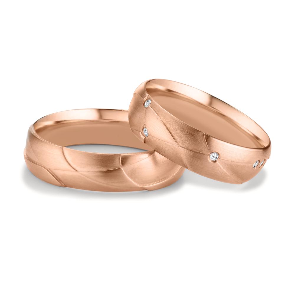 Partnerring 750/18 K roséguld