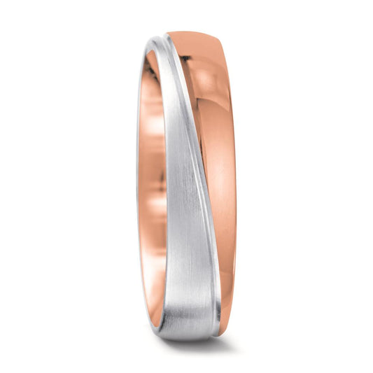 Partnerring 750/18 K rött guld, 750/18 K vitguld