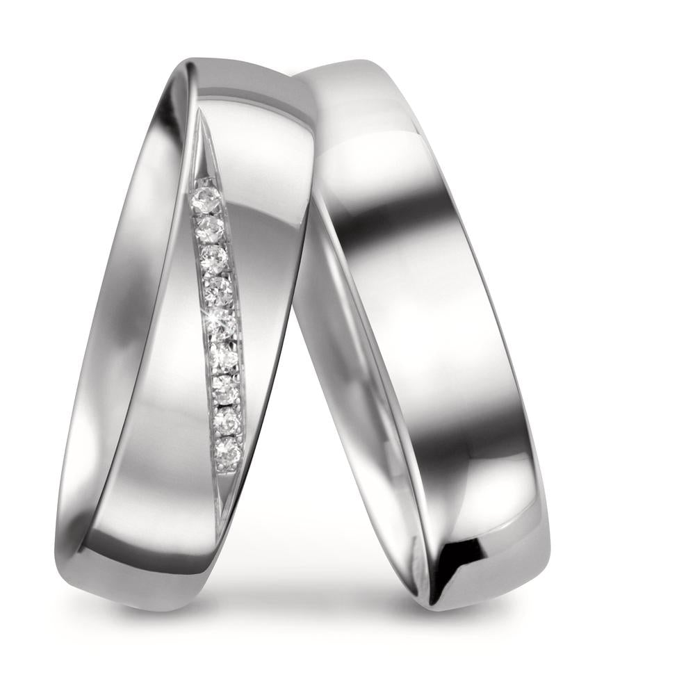 Partnerring 750/18 K vitguld