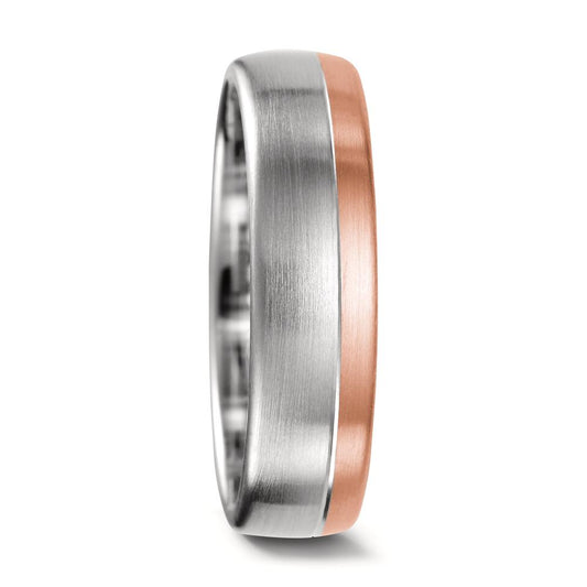 Partnerring 750/18 K vitguld, 750/18 K rött guld