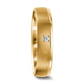 Partnerring 750/18 K gult guld diamant 0.03 ct, tw-vsi