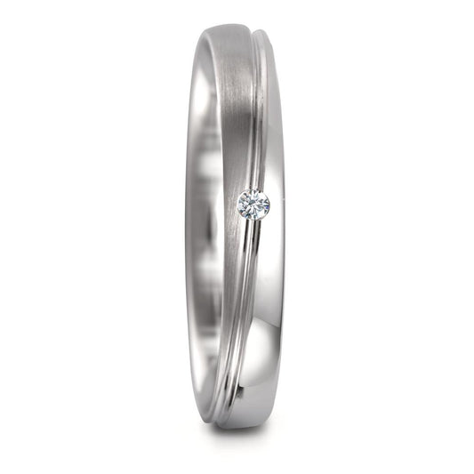 Partnerring 750/18 K vitguld diamant 0.02 ct, tw-vsi