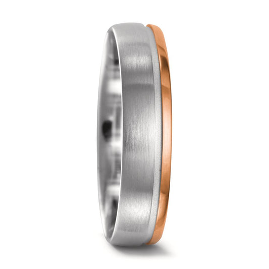 Partnerring 750/18 K vitguld, 750/18 K rött guld