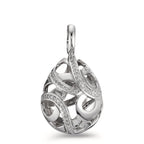 Hängsmycke 750/18 K vitguld diamant 0.30 ct, 62 stenar, w-si