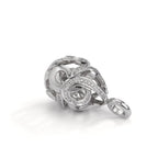 Hängsmycke 750/18 K vitguld diamant 0.30 ct, 62 stenar, w-si