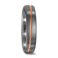 Partnerring 500 palladium, 750/18 K rött guld