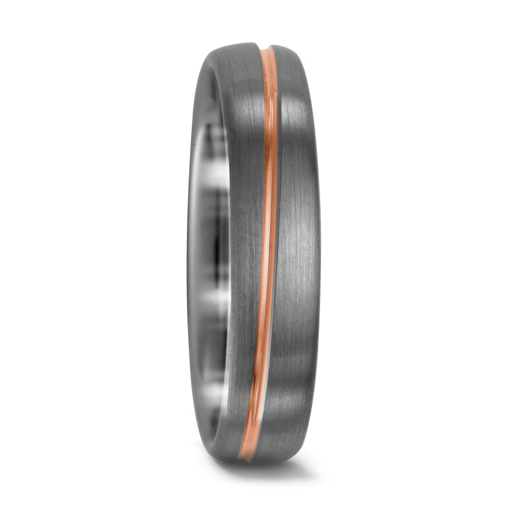 Partnerring 500 palladium, 750/18 K rött guld