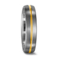 Finger ring 950 palladium, 750/18 K gult guld