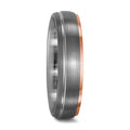 Finger ring 950 palladium, 750/18 K rött guld