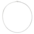 Collier Silver rodiumpläterad 42 cm Ø1.5 mm
