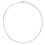 Collier Silver rodiumpläterad 42 cm Ø1.5 mm