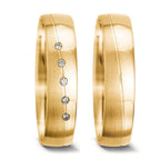 Partnerring 750/18 K gult guld