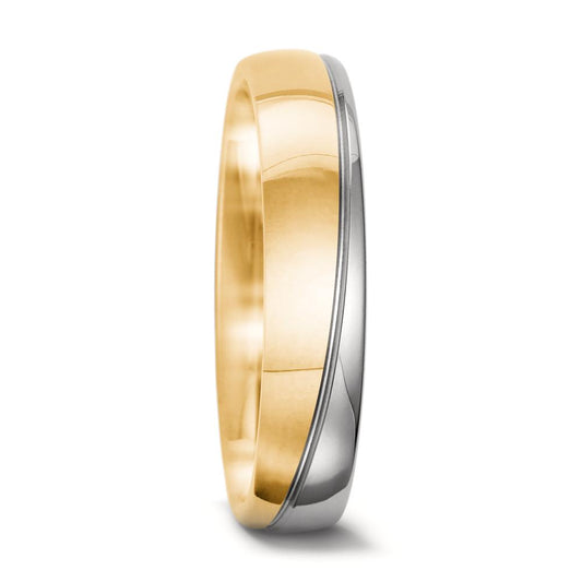 Partnerring 750/18 K gult guld, 750/18 K vitguld