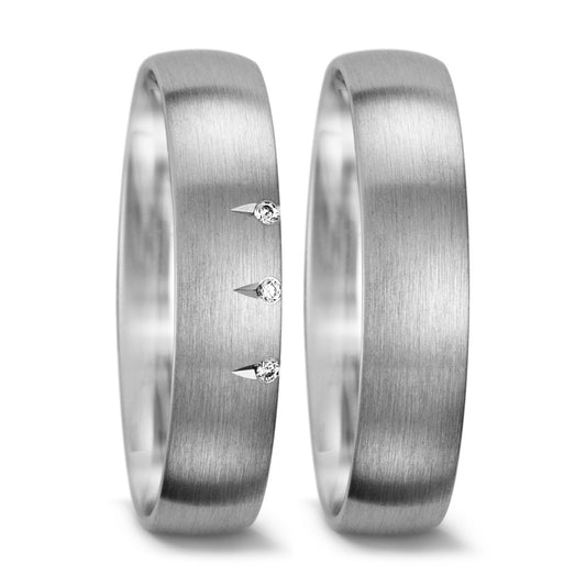 Partnerring 750/18 K vitguld