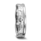 Partnerring 750/18 K vitguld diamant 0.025 ct, w-si