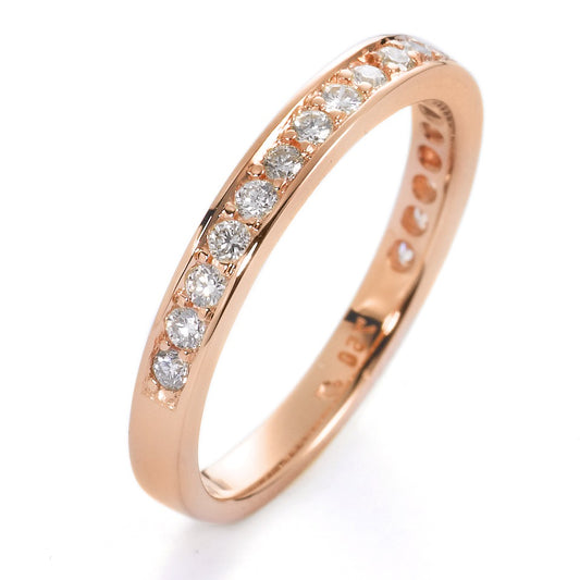 Minnesring 750/18 K rött guld diamant vit, 0.33 ct, 19 stenar, [Brillant], w-si