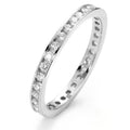Minnesring 750/18 K vitguld diamant vit, 0.50 ct, 42 stenar, [Brillant], w-si