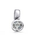 Hängsmycke 750/18 K vitguld diamant vit, 0.25 ct, [Brillant], w-si