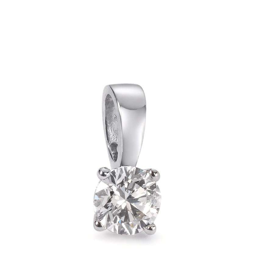 Hängsmycke 750/18 K vitguld diamant vit, 0.25 ct, [Brillant], w-si