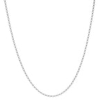 Halsband 750/18 K vitguld Ø1 mm