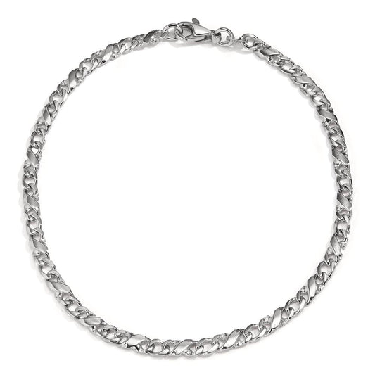 Armband 750/18 K vitguld 22 cm