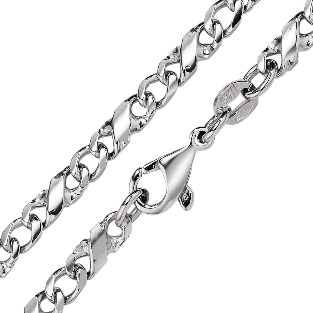 Armband 750/18 K vitguld 22 cm