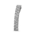 Hängsmycke 750/18 K vitguld diamant 0.54 ct, 19 stenar, w-si