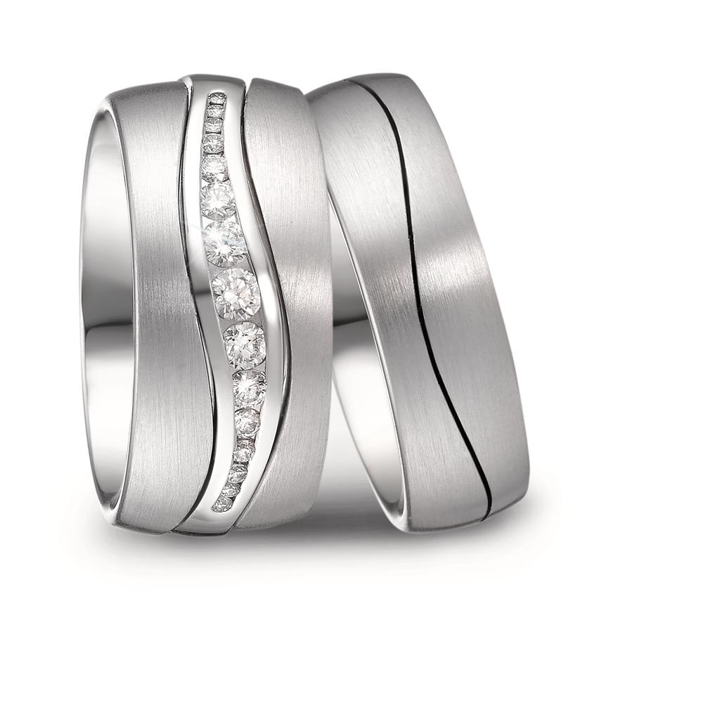 Partnerring 750/18 K vitguld