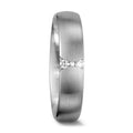 Partnerring 750/18 K vitguld diamant vit, 0.055 ct, 3 stenar, tw-vsi