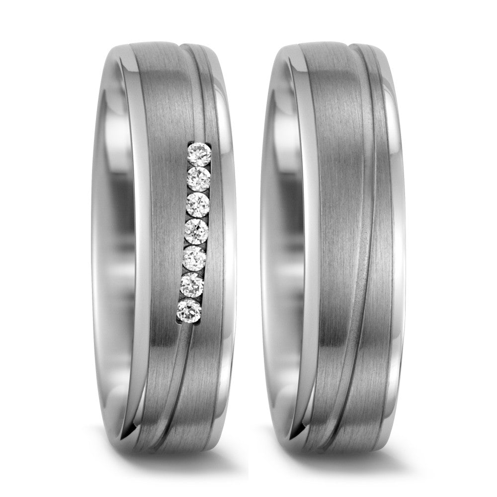 Partnerring 750/18 K vitguld