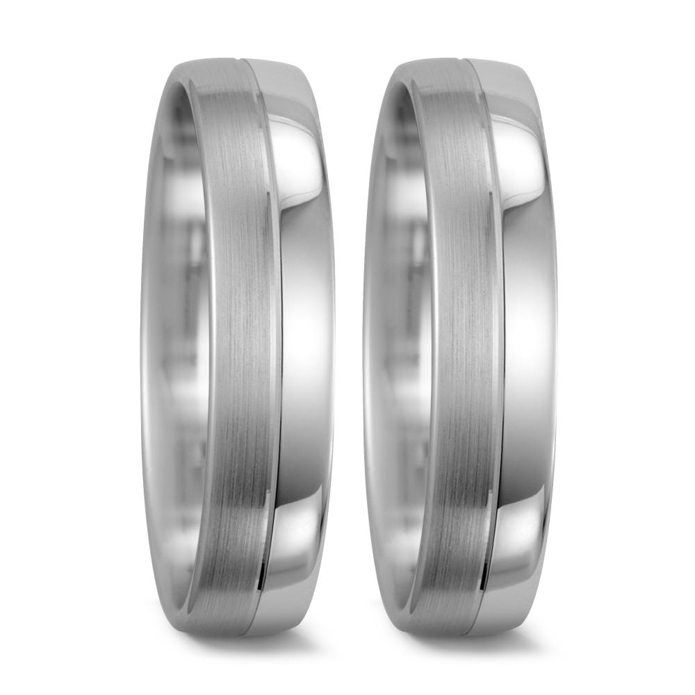 Partnerring 750/18 K vitguld