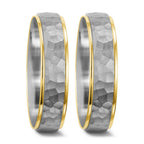 Partnerring 750/18 K vitguld, 750/18 K gult guld