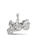 Hängsmycke Silver rodiumpläterad motorcykel