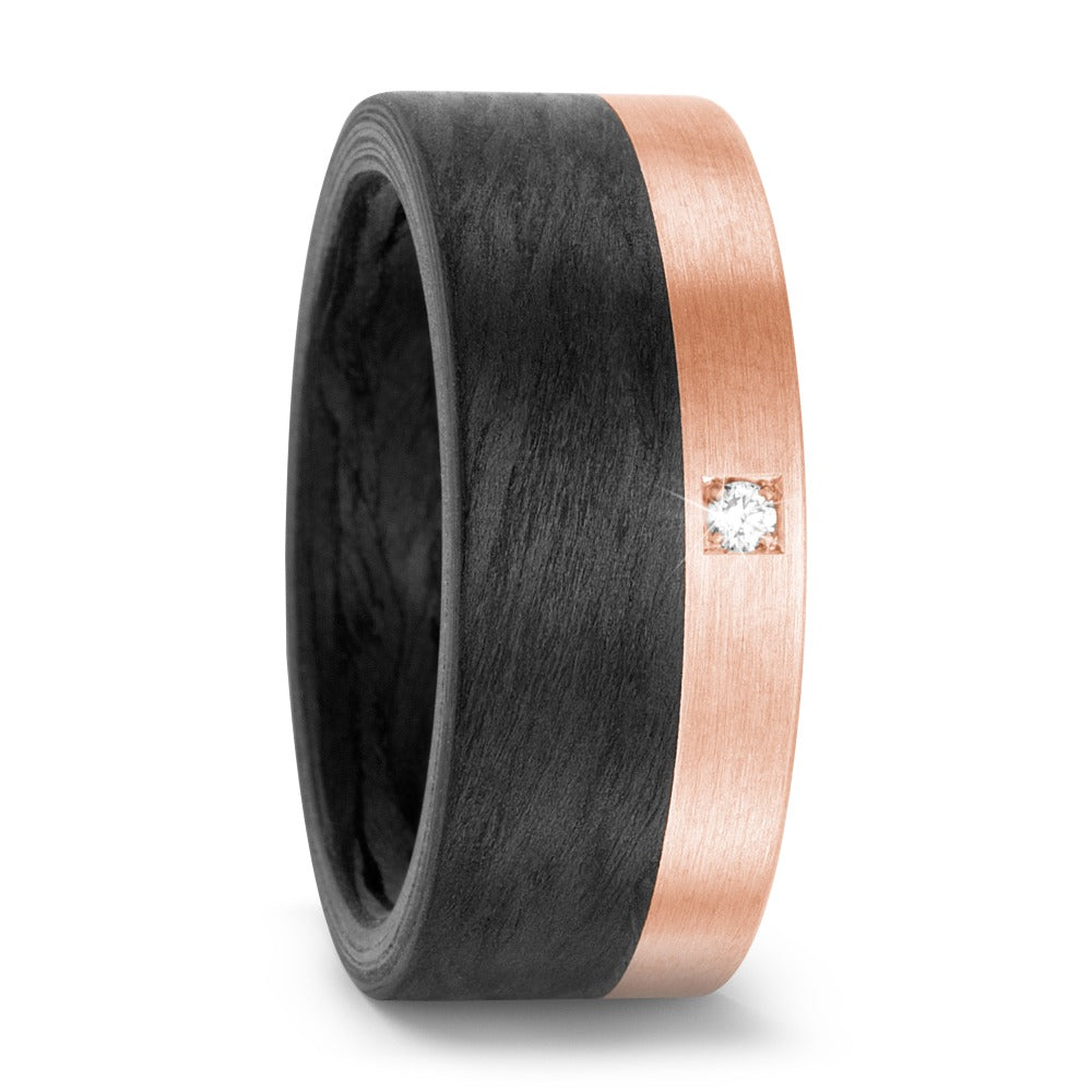 Finger ring Kol, 750/18 K rött guld