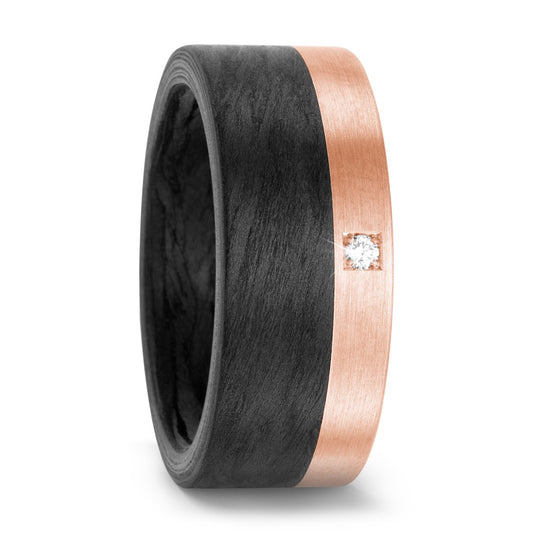 Finger ring Kol, 750/18 K rött guld