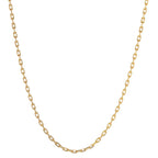 Halsband 750/18 K gult guld 45 cm Ø1.5 mm