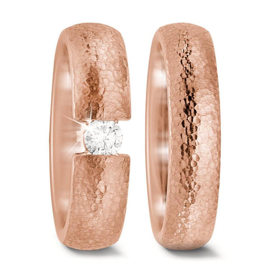 Partnerring 750/18 K rött guld