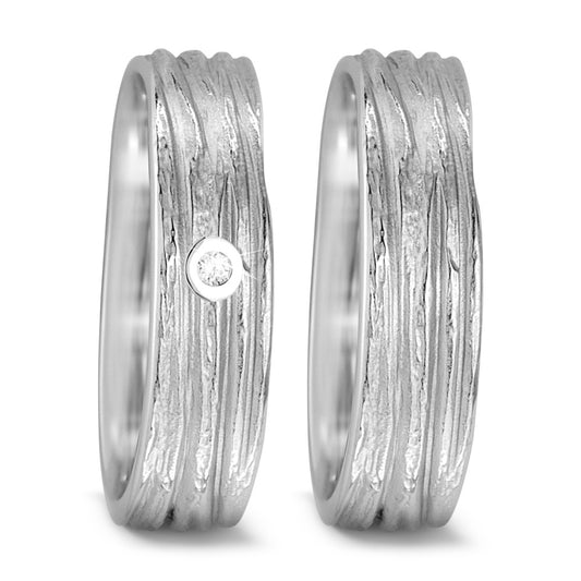Partnerring 750/18 K vitguld
