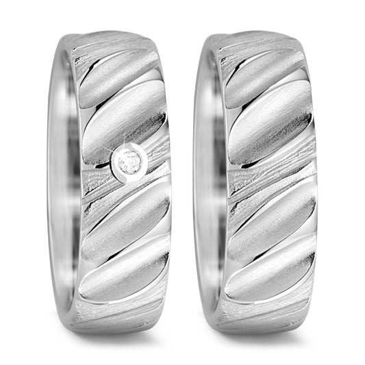 Partnerring 750/18 K vitguld