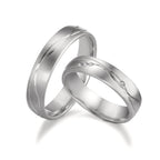 Partnerring 750/18 K vitguld